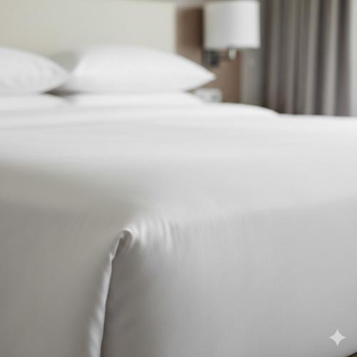 Otel çarşafı Tek kişilik 160x240cm 59 tel pamuk polyester kumaş